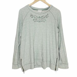 🎄3/$15 Soft Surroundings Urban Chic Pullover Sweatshirt M